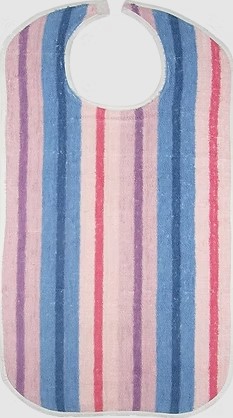 Candy Stripe Terry Bib